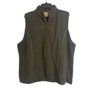 Woolrich Wool Full Zip Front Vest Size 2XL